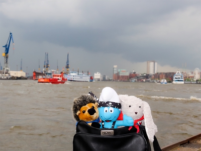 Hase und Igel mit Cruisy beim 825. Hafengeburtstag Hamburg 2014_5
